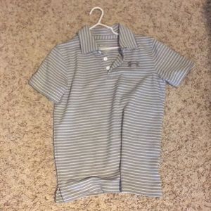 Under Armour striped collar shirt